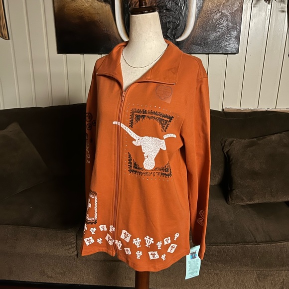 P. Michael • Texas Longhorn • Orange • Collegiate Apparel • Medium • Jacket •New - Picture 13 of 16